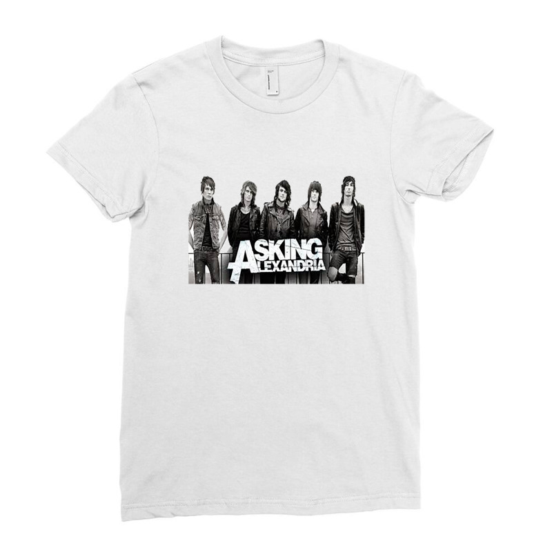 Asking For Freedom And Alexandria Merch 1 Ladies Fitted T-Shirt by JudithPlagmann | Artistshot