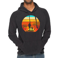 Father And Son Vintage T  Shirt Father And Son Vintage Sunset T  Shirt Vintage Hoodie | Artistshot