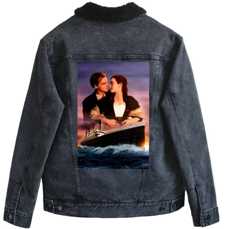 Titanic Movie Jack And Rose Unisex Sherpa-lined Denim Jacket | Artistshot