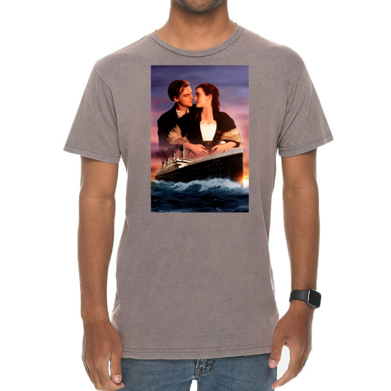 Titanic Movie Jack And Rose Vintage T-shirt | Artistshot