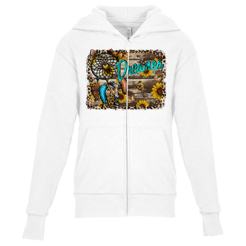 Dreamer Youth Zipper Hoodie by RacoonDesign | Artistshot