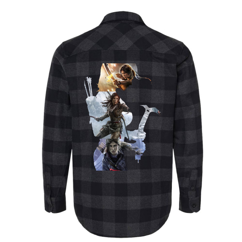 Tomb Raider Flannel Shirt | Artistshot