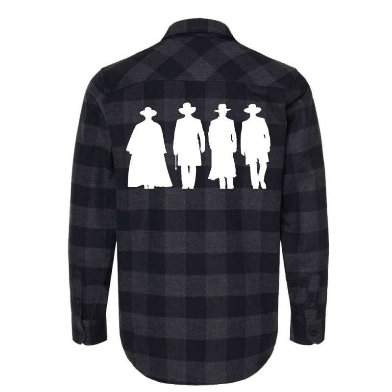 Tombstone Silhouette Flannel Shirt | Artistshot