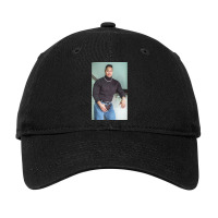 Dwayne The Rock Johnson Classic 90's Turtleneck Photo Adjustable Cap | Artistshot