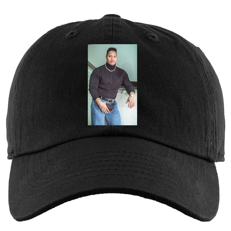 Dwayne The Rock Johnson Classic 90's Turtleneck Photo Kids Cap by BrandiMclaren | Artistshot