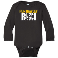 Run Hawley Run Funny Josh Hawley Run Free Funny Long Sleeve Baby Bodysuit | Artistshot