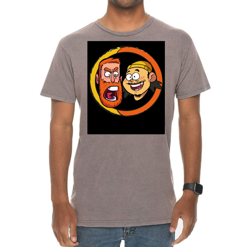 Bad Friends Andrew Santino Amp Bobby Lee Circle Design Poster Girl Vintage T-shirt | Artistshot