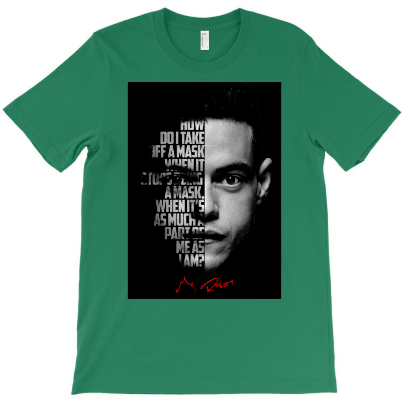 Black And Whiterobot Elliot Alderson Quote Poster Music Quote T-shirt | Artistshot