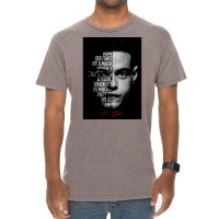 Black And Whiterobot Elliot Alderson Quote Poster Music Quote Vintage T-shirt | Artistshot