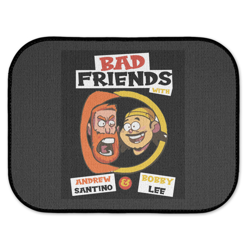 Bad Friends With Andrew Santino Amp Bobby Lee Poster 70s Rear Car Mat | Artistshot