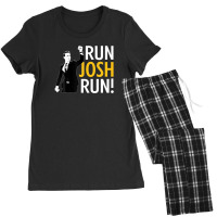 Josh Hawley Run Free Funny Josh Hawley Running Outfit Women's Pajamas Set | Artistshot