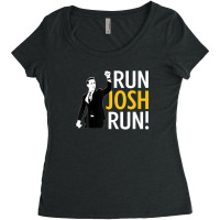 Josh Hawley Run Free Funny Josh Hawley Running Outfit Women's Triblend Scoop T-shirt | Artistshot