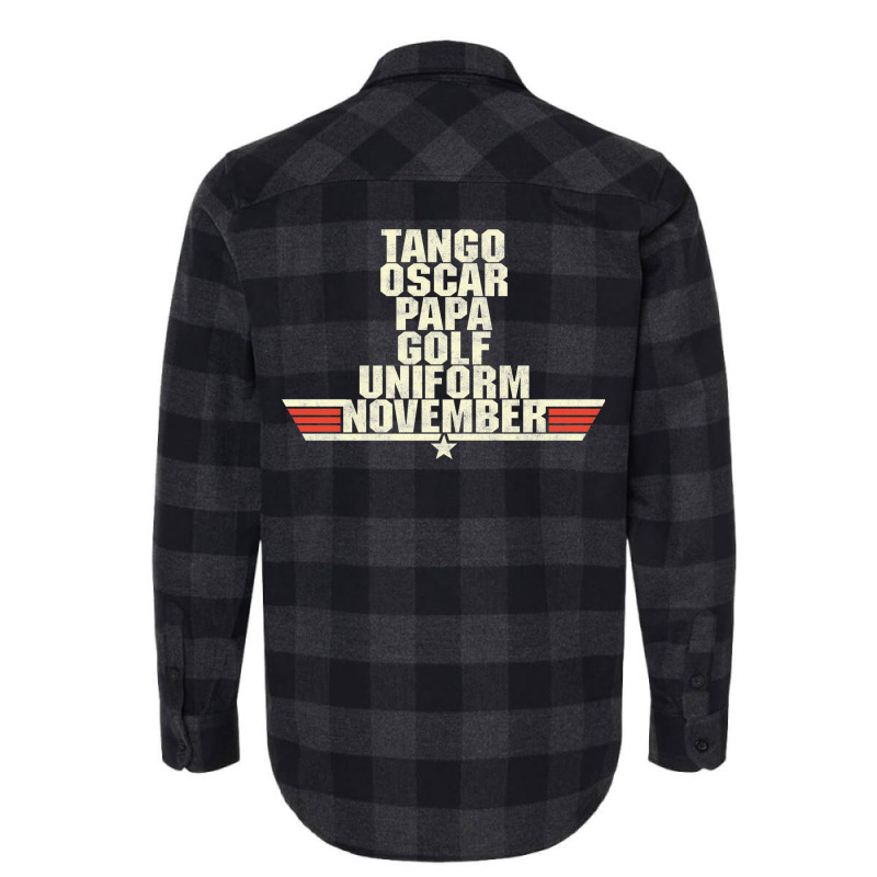 Top Gun Alphabet Flannel Shirt | Artistshot