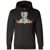 Top Gun Alphabet Champion Hoodie | Artistshot