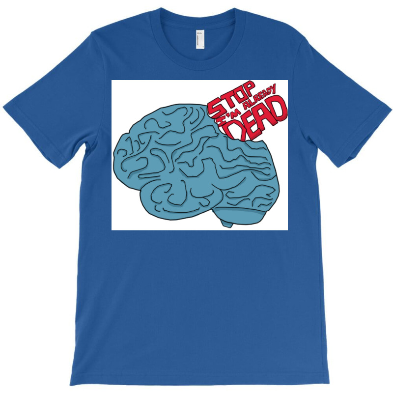 Blue Brains Poster Travel T-shirt | Artistshot