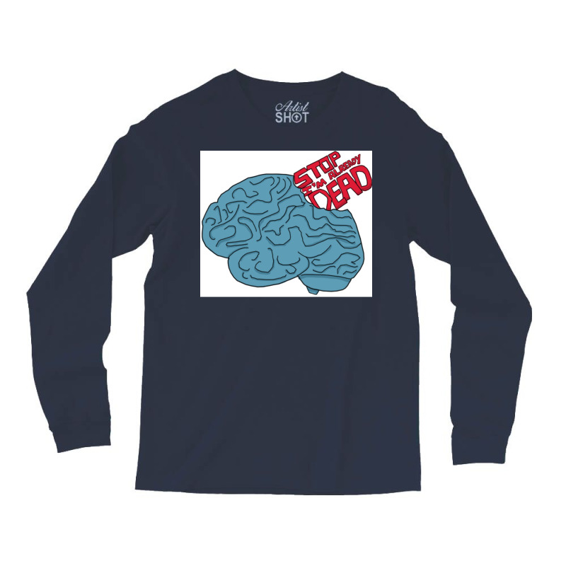 Blue Brains Poster Travel Long Sleeve Shirts | Artistshot