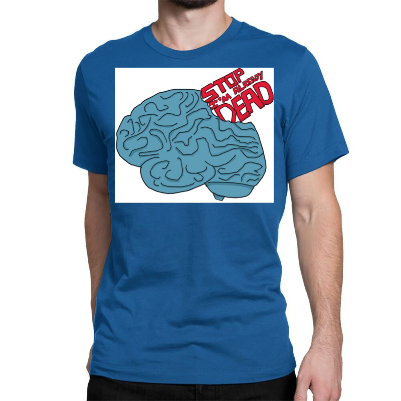 Blue Brains Poster Travel Classic T-shirt | Artistshot