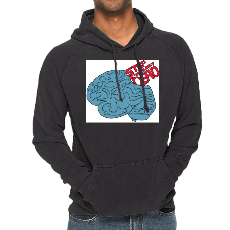 Blue Brains Poster Travel Vintage Hoodie | Artistshot