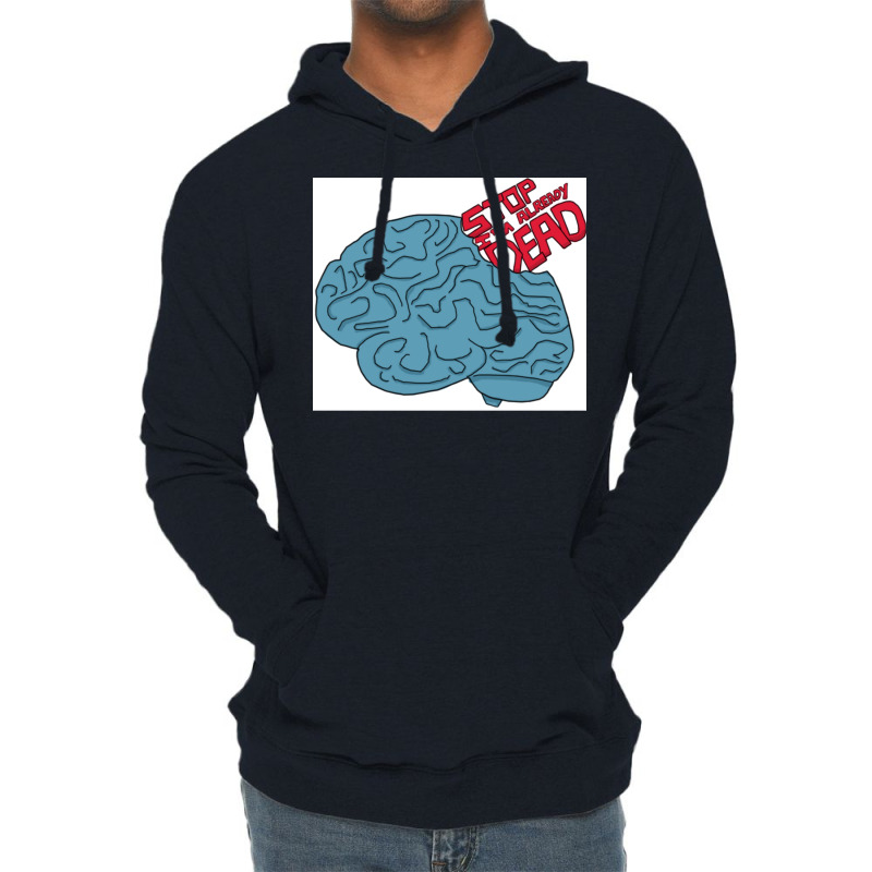 Blue Brains Poster Travel Lightweight Hoodie | Artistshot