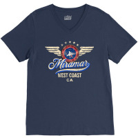 Top Gun Miramar California V-neck Tee | Artistshot