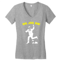 Josh Hawley Run Free Funny Josh Hawley Running Women's V-neck T-shirt | Artistshot