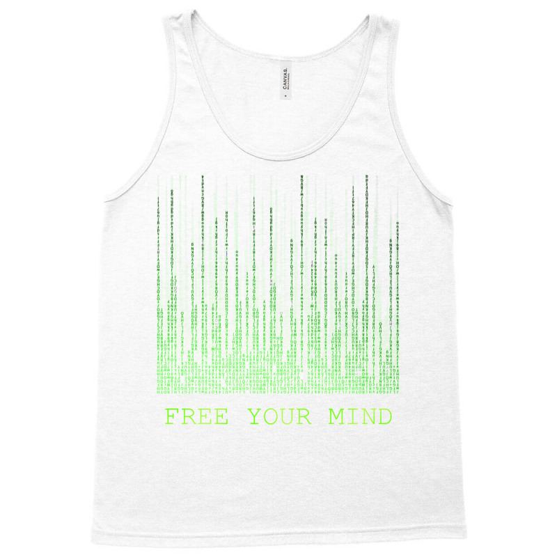 Free Your Mind   Matrix Tank Top by qaisypinon | Artistshot