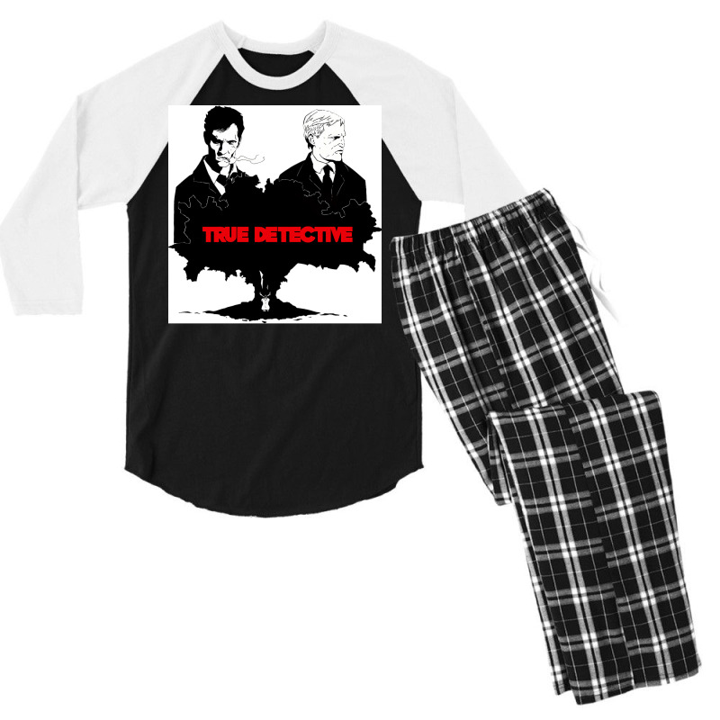 Bnw Artwork Poster Nature Men's 3/4 Sleeve Pajama Set | Artistshot