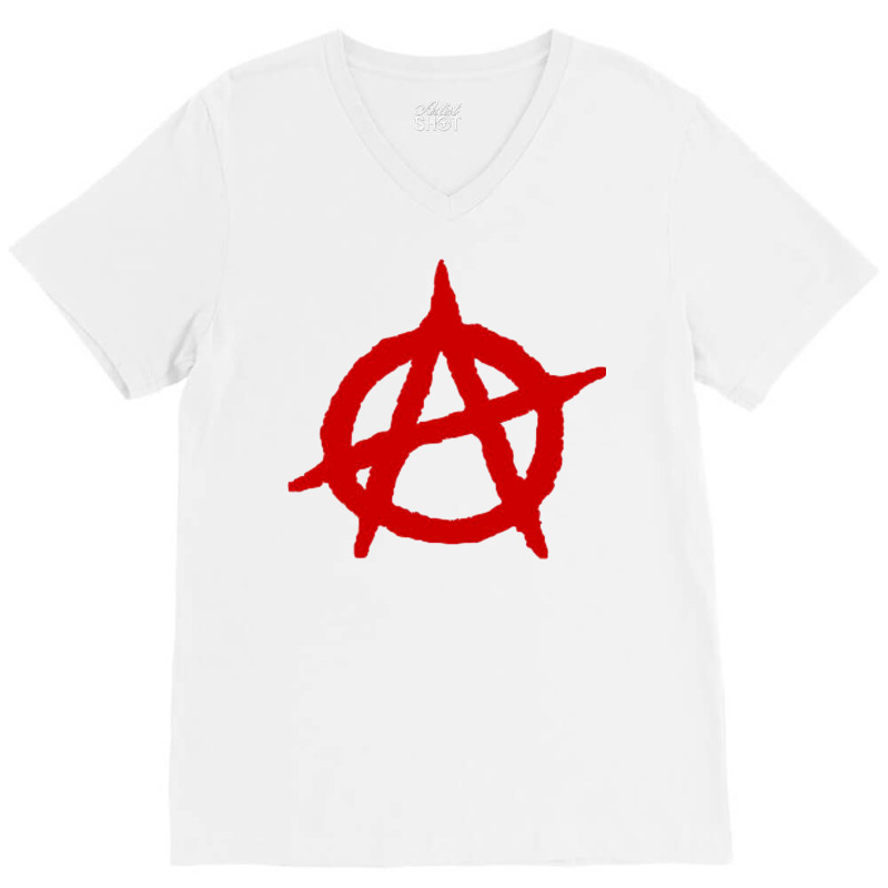 Anarchy Shirt V-Neck Tee by juncajfaldux | Artistshot