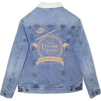 Dwarf In A Barrel Unisex Sherpa-lined Denim Jacket | Artistshot