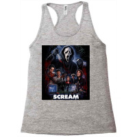 Scream Horror Movie Artwork Racerback Tank | Artistshot