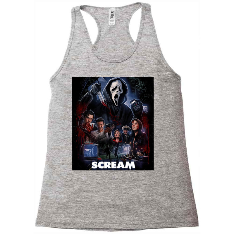 Scream Horror Movie Artwork Racerback Tank by rivulevizf | Artistshot