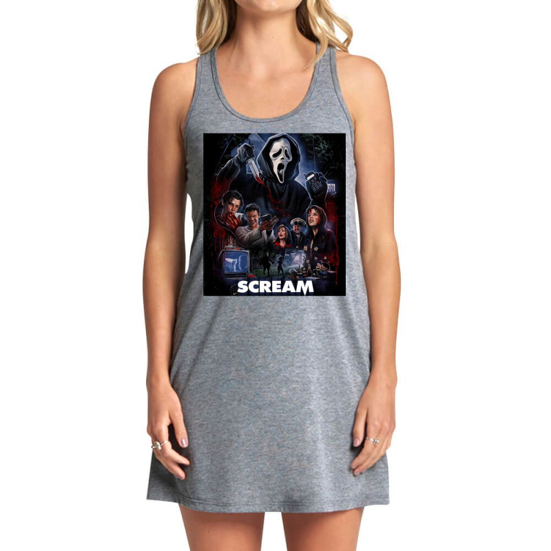 Scream Horror Movie Artwork Tank Dress by rivulevizf | Artistshot