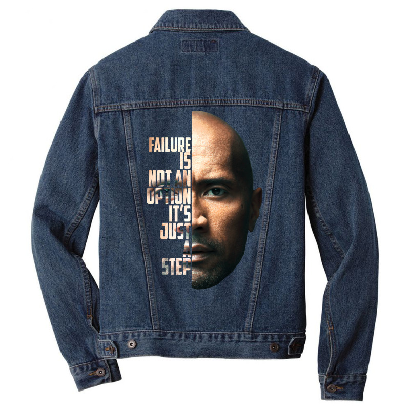 Dwayne 'the Rock' Johnson Men Denim Jacket by lingdasilviox | Artistshot