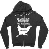 Josh Jan 6 Hawley Chicken Running Away Zipper Hoodie | Artistshot