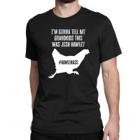 Josh Jan 6 Hawley Chicken Running Away Classic T-shirt | Artistshot