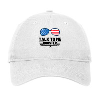 Talk To Me Rooster Adjustable Cap | Artistshot