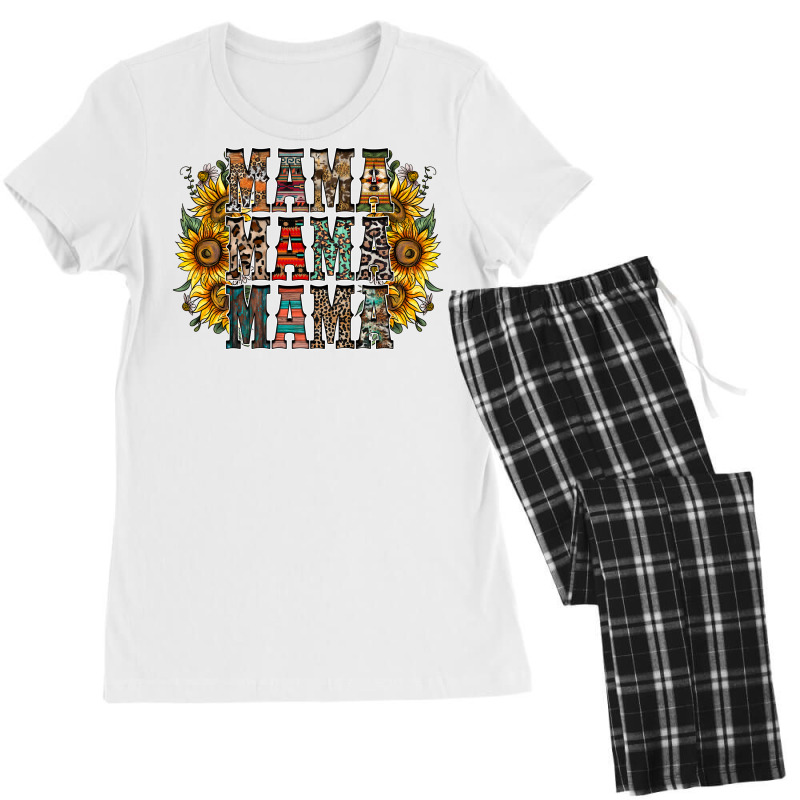 Mama Sunflower Western Women's Pajamas Set by RacoonDesign | Artistshot