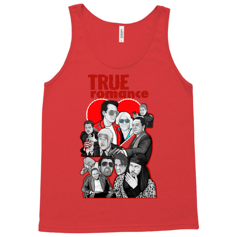 True Romance Character Collage Art Tank Top | Artistshot