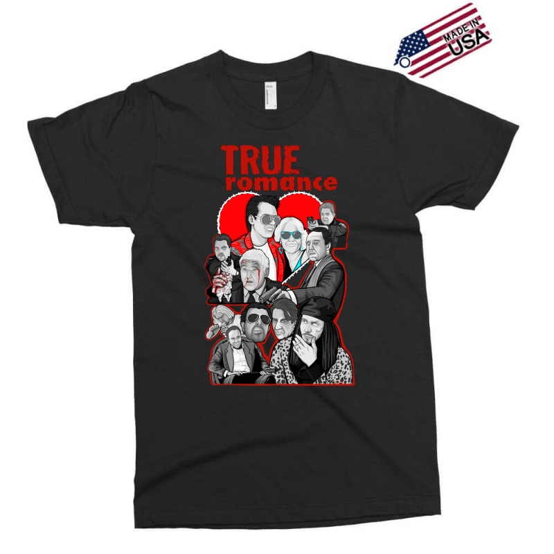 True Romance Character Collage Art Exclusive T-shirt | Artistshot