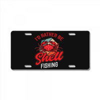 Hot Trend Shellfishing Shellfish Crab Fishing License Plate | Artistshot