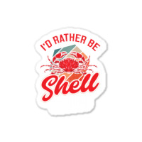 Hot Trend Shellfishing Shellfish Crab Fishing Sticker | Artistshot