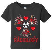 Valentine Couple Radiology Rad Tech Radiologist Xray Baby Tee | Artistshot