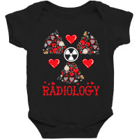 Valentine Couple Radiology Rad Tech Radiologist Xray Baby Bodysuit | Artistshot