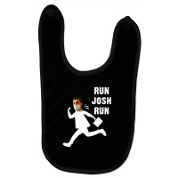 Josh Hawley Run Free Funny Josh Hawley Running Baby Bibs | Artistshot