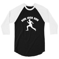 Josh Hawley Run Free Funny Josh Hawley Running 3/4 Sleeve Shirt | Artistshot