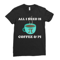 Womens Happy Pi Day 3.14 Number Fan Funny Math Teacher Coffee Lover V Ladies Fitted T-shirt | Artistshot