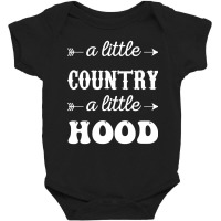 Hot Trend A Little Country A Little Hood Baby Bodysuit | Artistshot