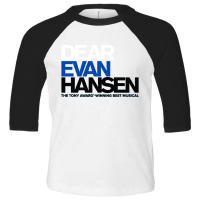 Evan Hansen Tour 2020 Toddler 3/4 Sleeve Tee | Artistshot