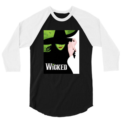 Wicked Tour 3/4 Sleeve Shirt Designed By Gandi86