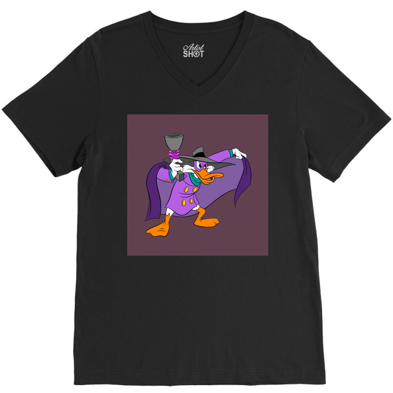 Darkwing Duck Poster Funny V-neck Tee | Artistshot